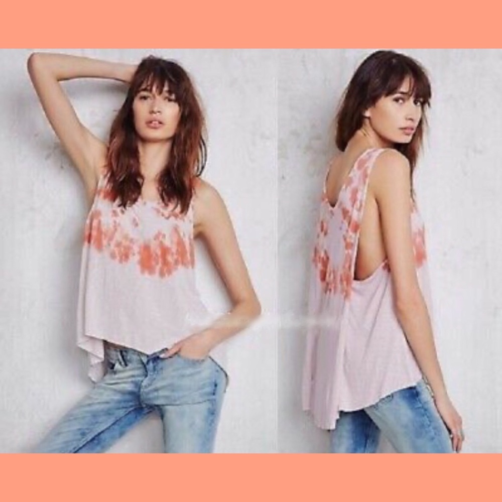 We the Free pink sand combo cruz cape tank top